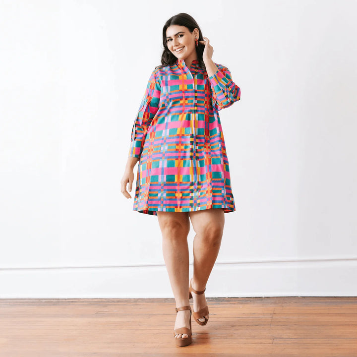 Que Paso Plaid Milly Dress