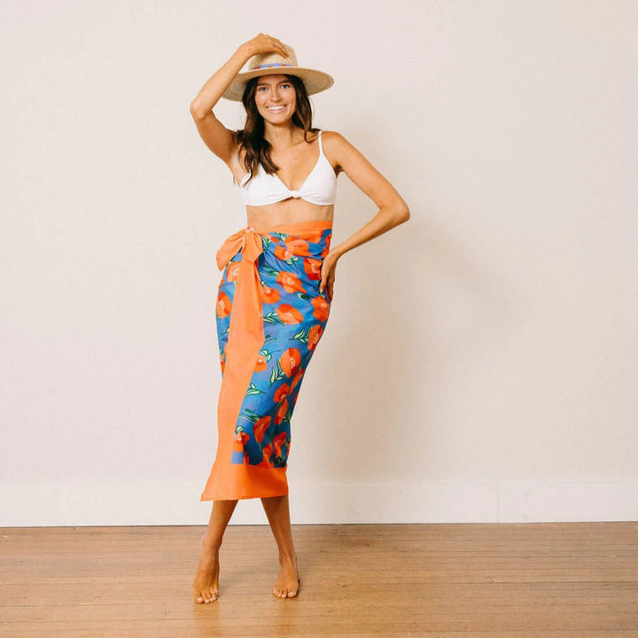Sarong | Summer Poppy
