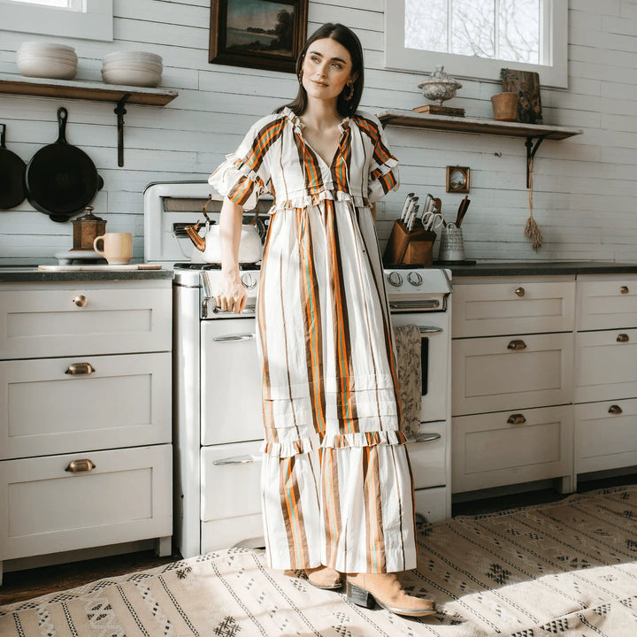 Vintage Stripe Charlotte Dress