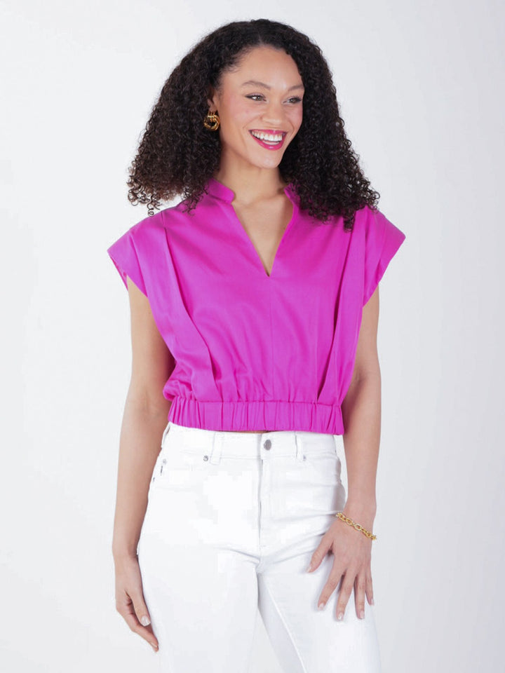 Evie Top | Raspberry Rose