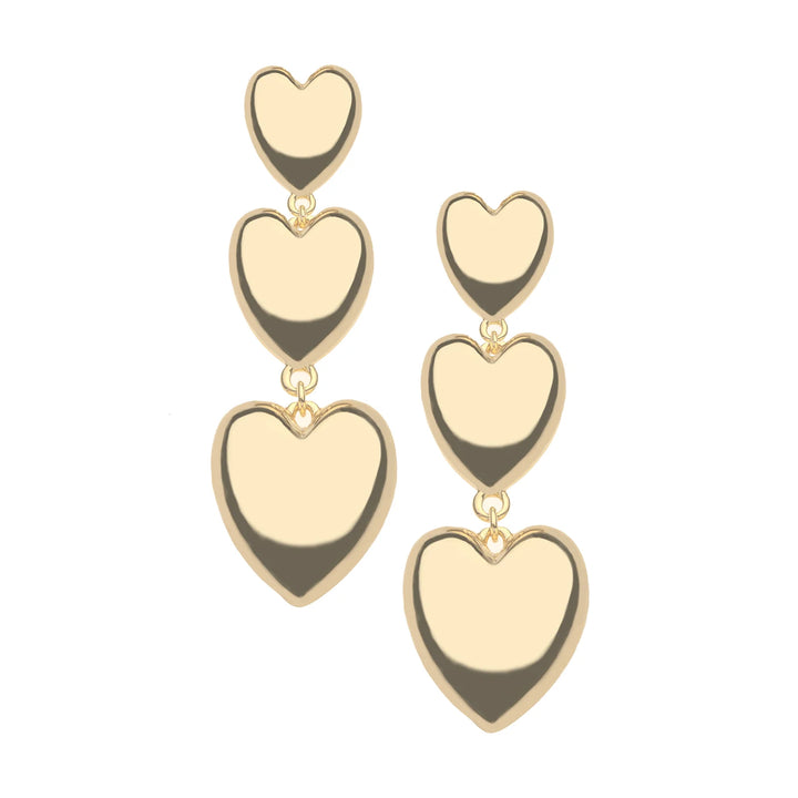 Jane Win Love Tender Heart Drop Earrings