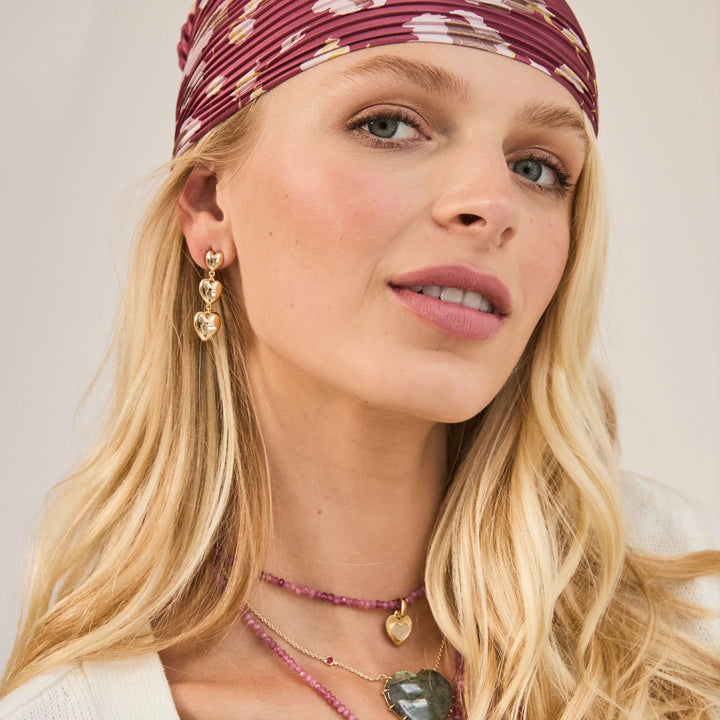 Jane Win Love Tender Heart Drop Earrings