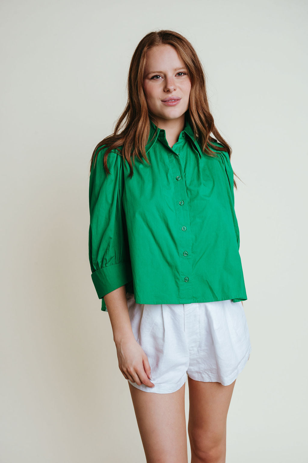 Reba Top | Kelly Green