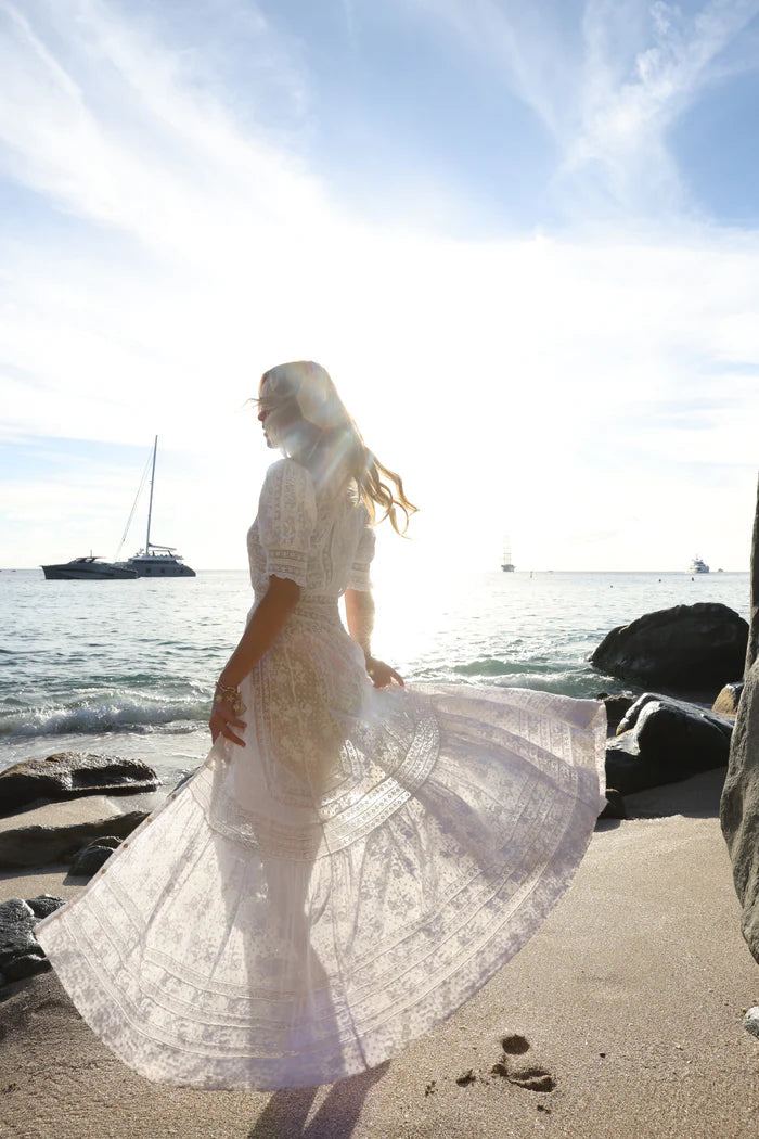 Minka Maxi Dress | True White