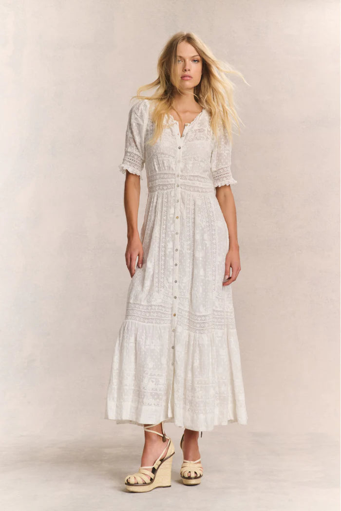 Minka Maxi Dress | True White