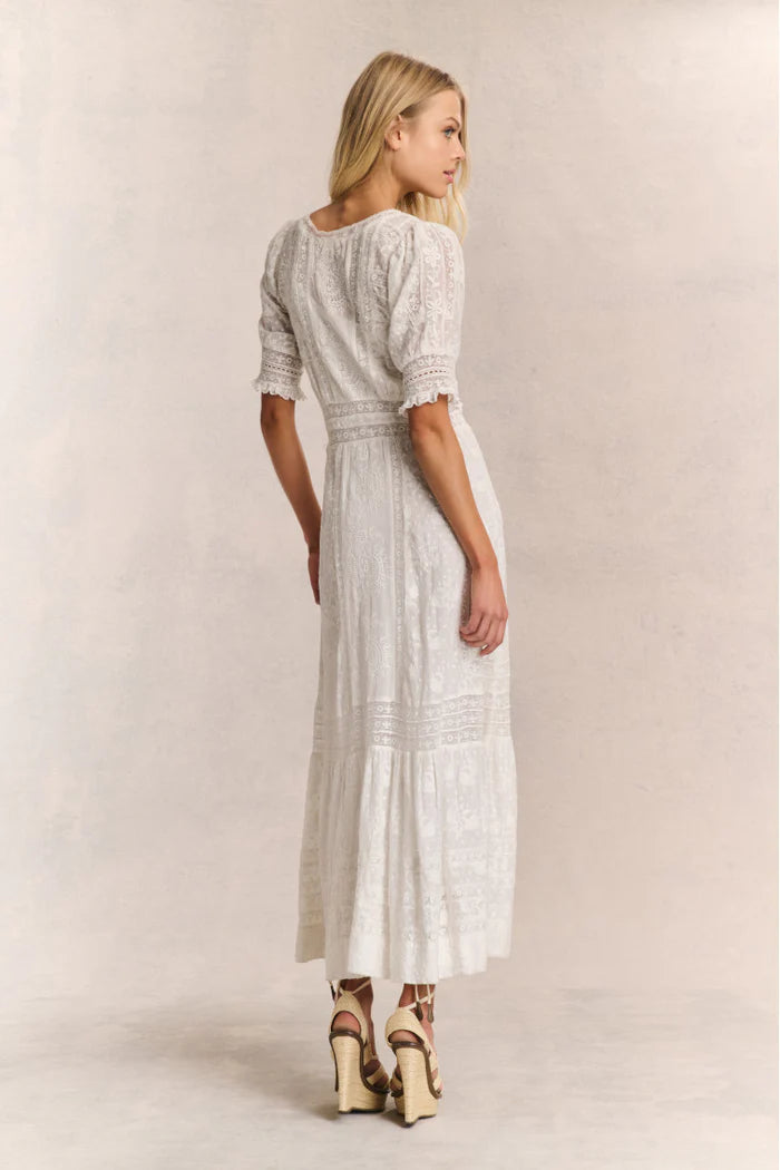 Minka Maxi Dress | True White