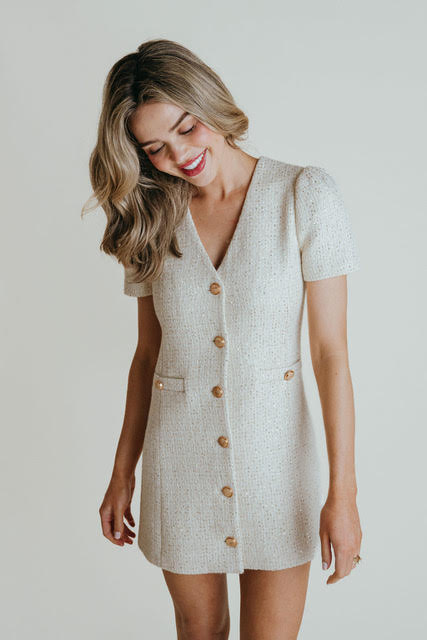 Caroline Dress | Cream