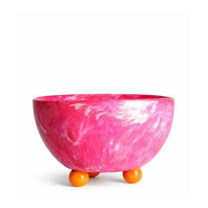 Resin Footed Serving Bowl | +Colors