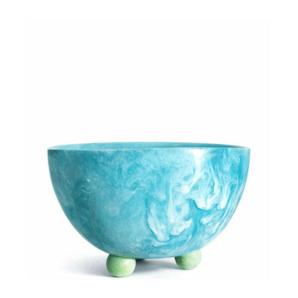 Resin Footed Serving Bowl | +Colors
