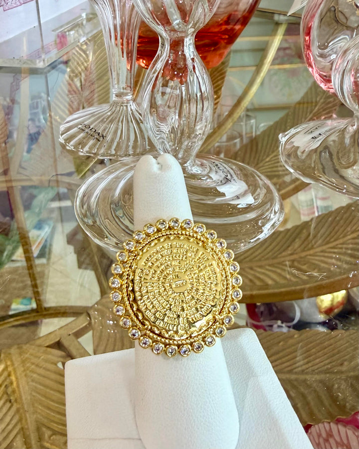 The Lord's Prayer Ring | Gold