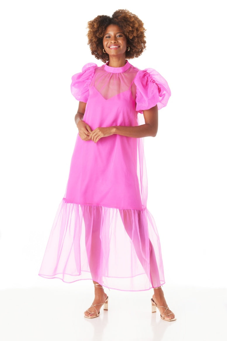 Crosby Loretta Dress | Mollie Pink