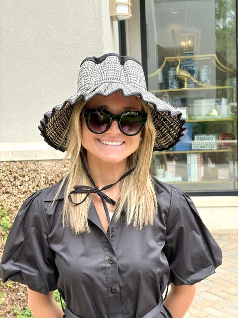Island Capri Hat | Black Bamboo