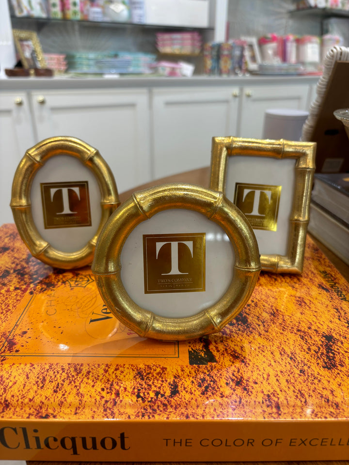 Mini Gold Bamboo Frames