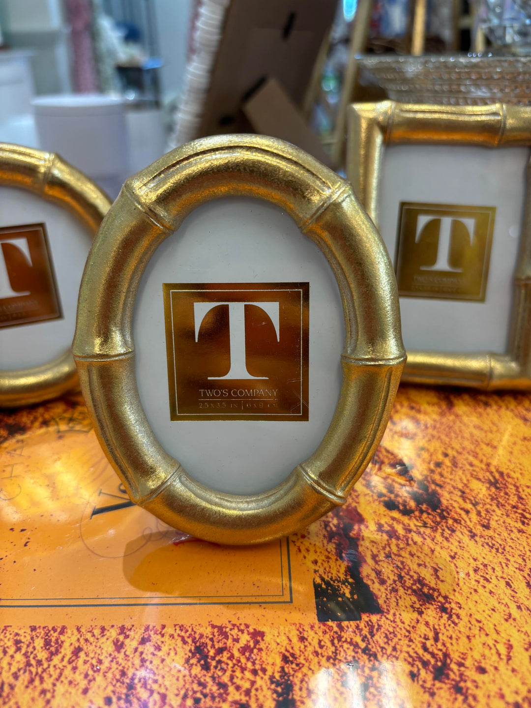 Mini Gold Bamboo Frames