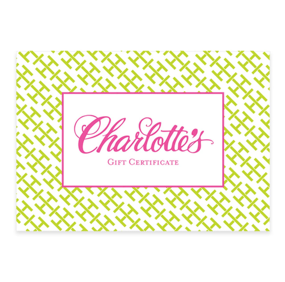 Charlotte’s Gift Card