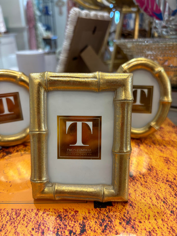 Mini Gold Bamboo Frames