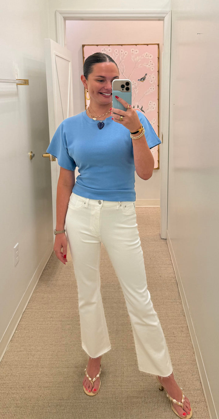 Bridget Boot Instasculpt 27" Jeans | White
