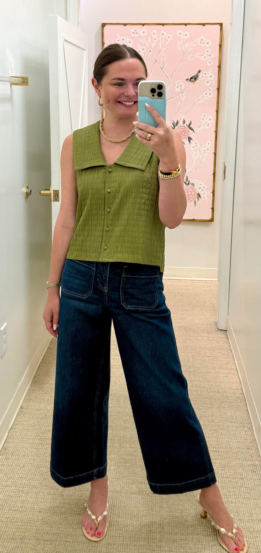 Lynn Top | Olive