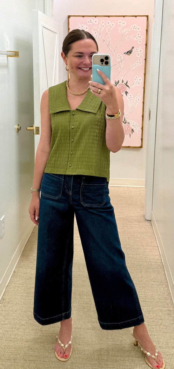 Lynn Top | Olive