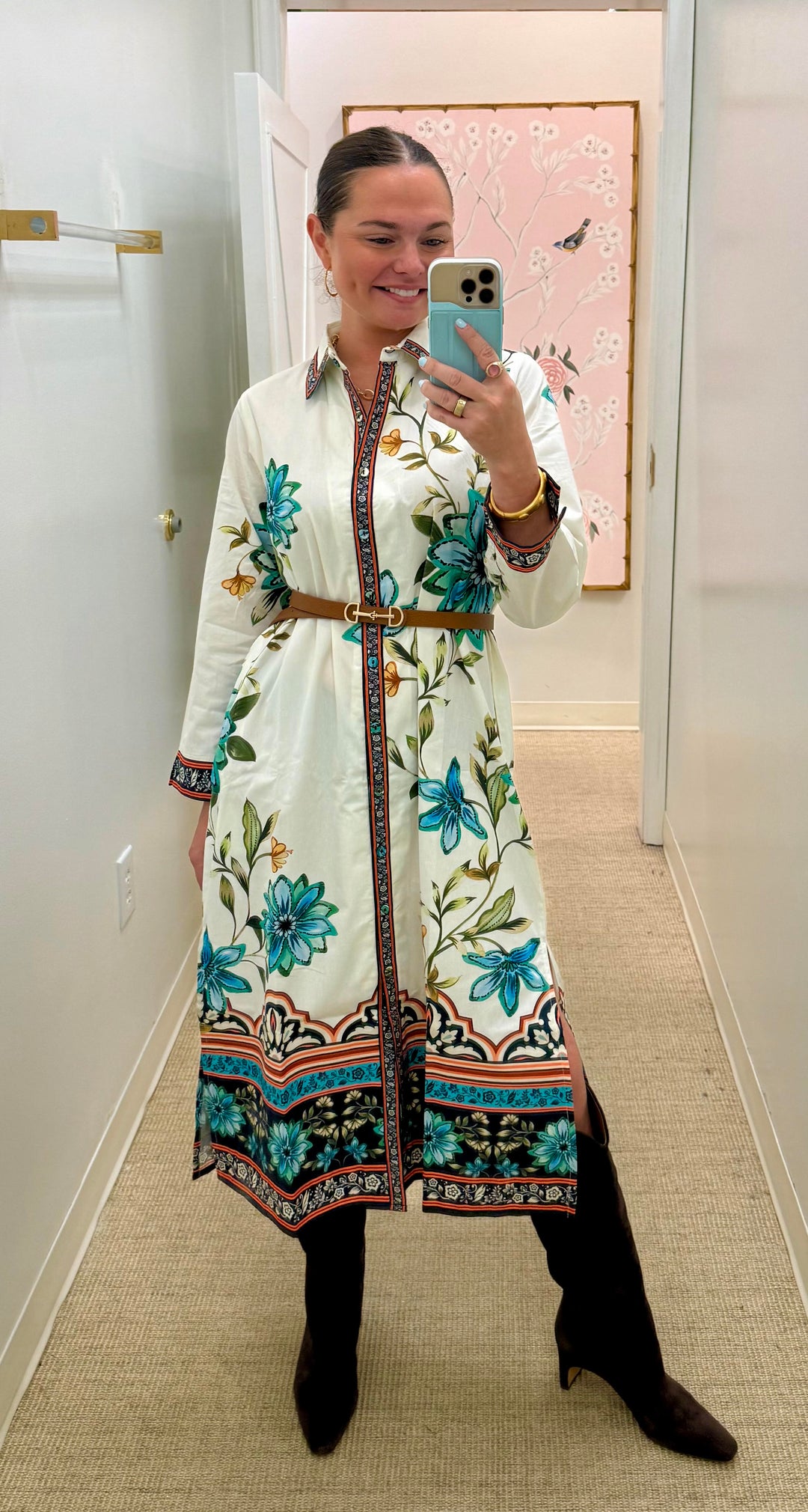 Eliza Dress | Ivory Blooms