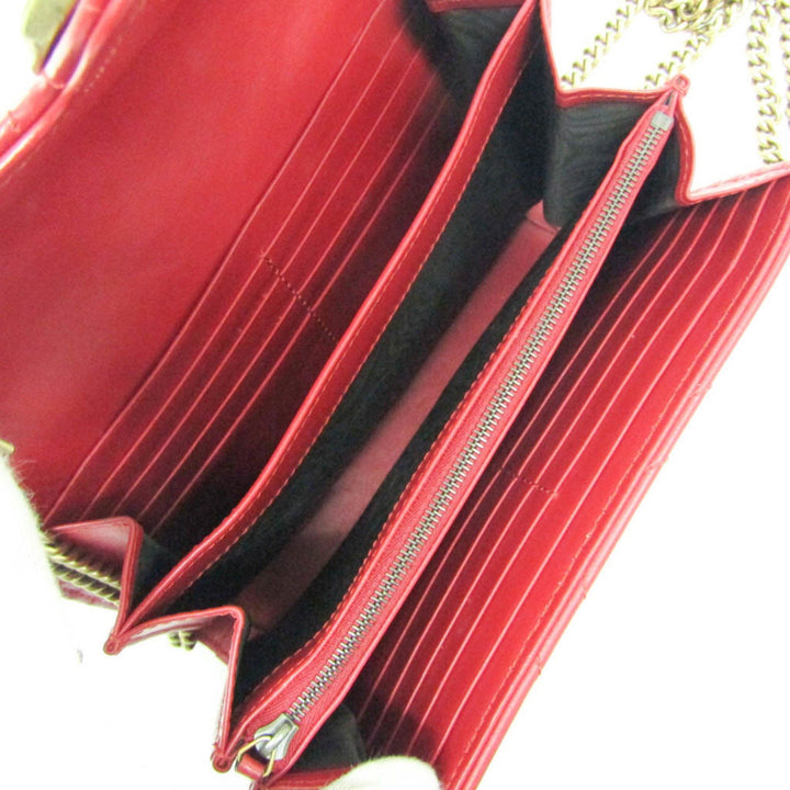 Gucci GG Marmont Chain Wallet Matelassé Chevron
