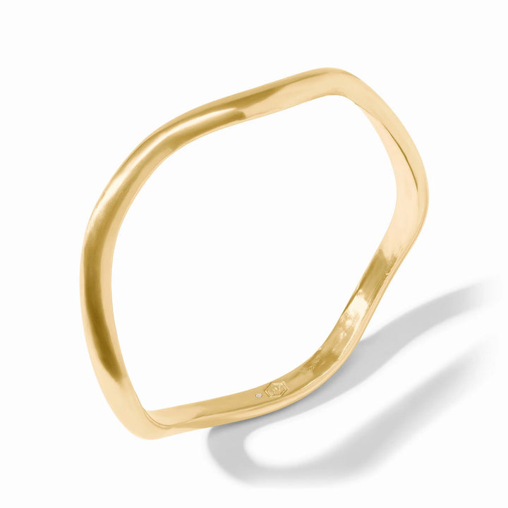 Wave Bangle | Gold