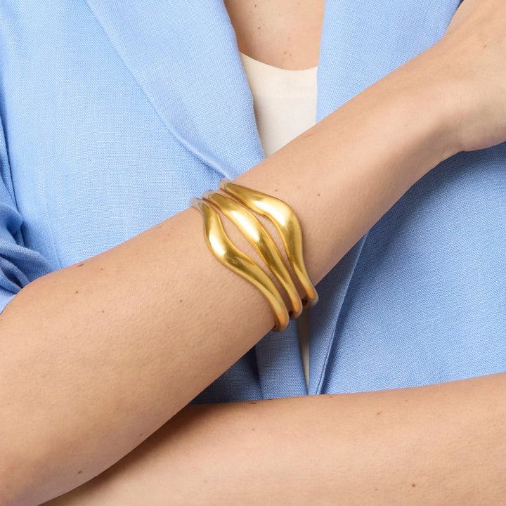 Wave Cuff | Gold