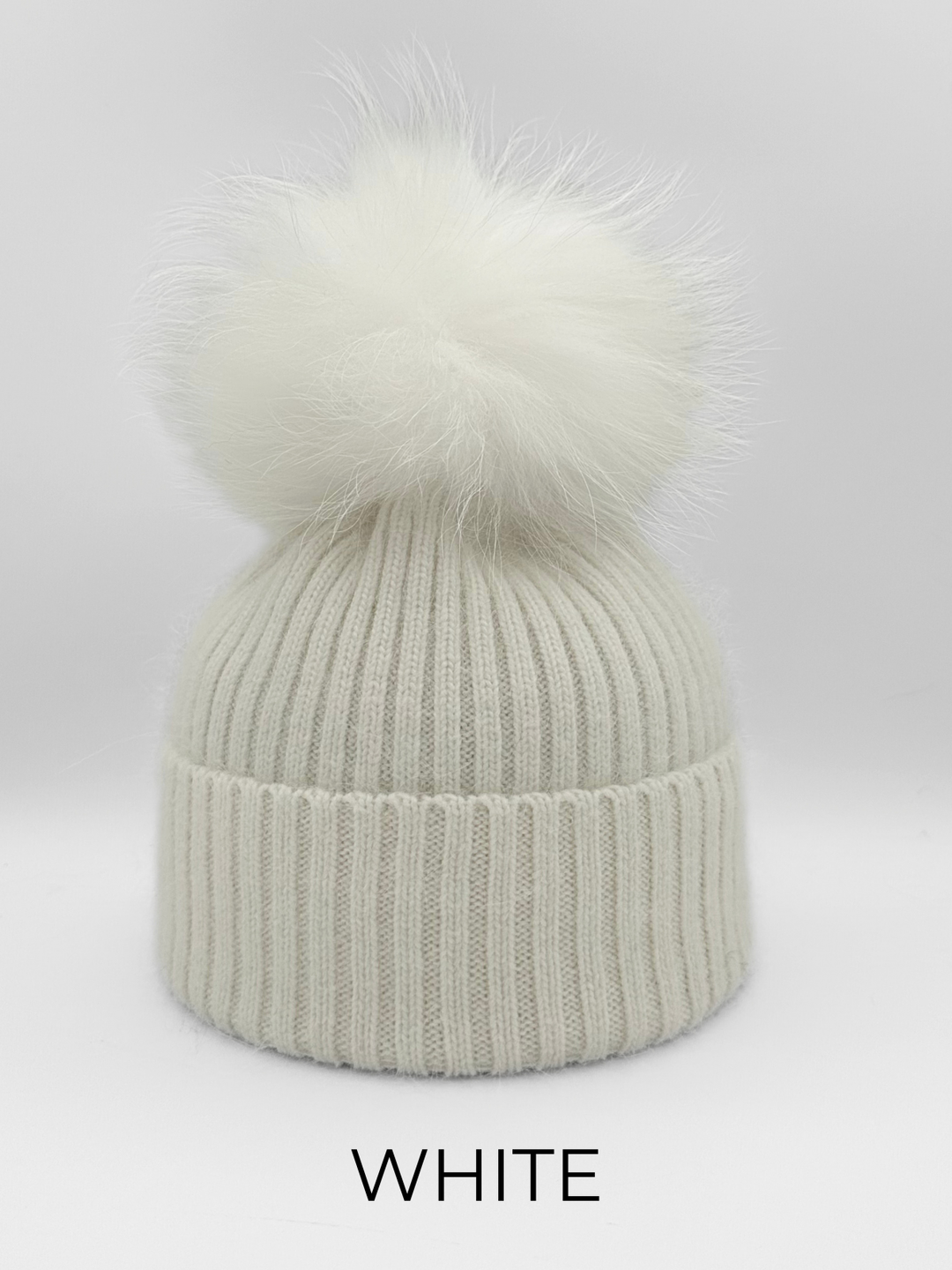 Angora Wool Blend Genuine Fur Toboggan | +Colors - Charlotte's Inc