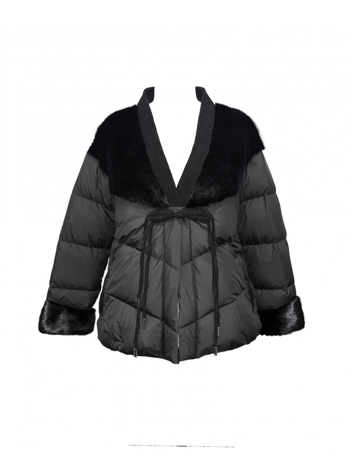 Down  Puff Jacket | Black