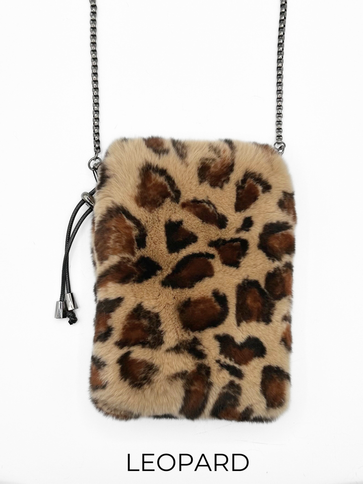 Linda Richards Genuine Rex Rabbit Crossbody + Colors