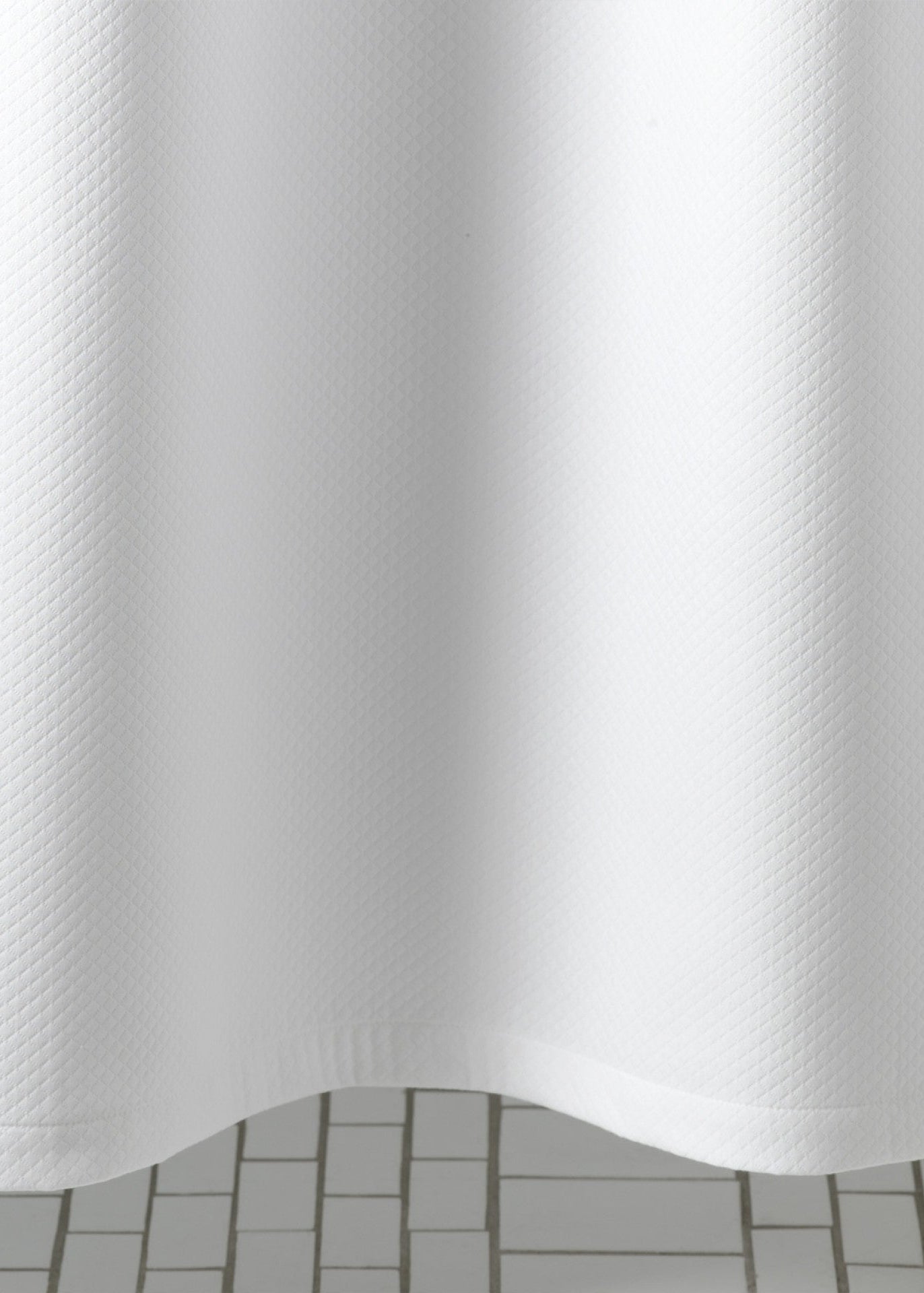 Matouk Diamond Pique Shower Curtain - Thumbnail 3