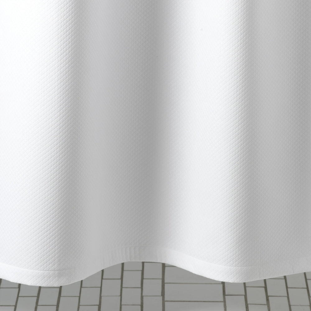 Matouk Diamond Pique Shower Curtain - Charlotte's Inc