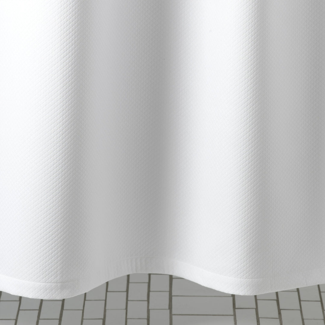 Matouk Diamond Pique Shower Curtain - Charlotte's Inc