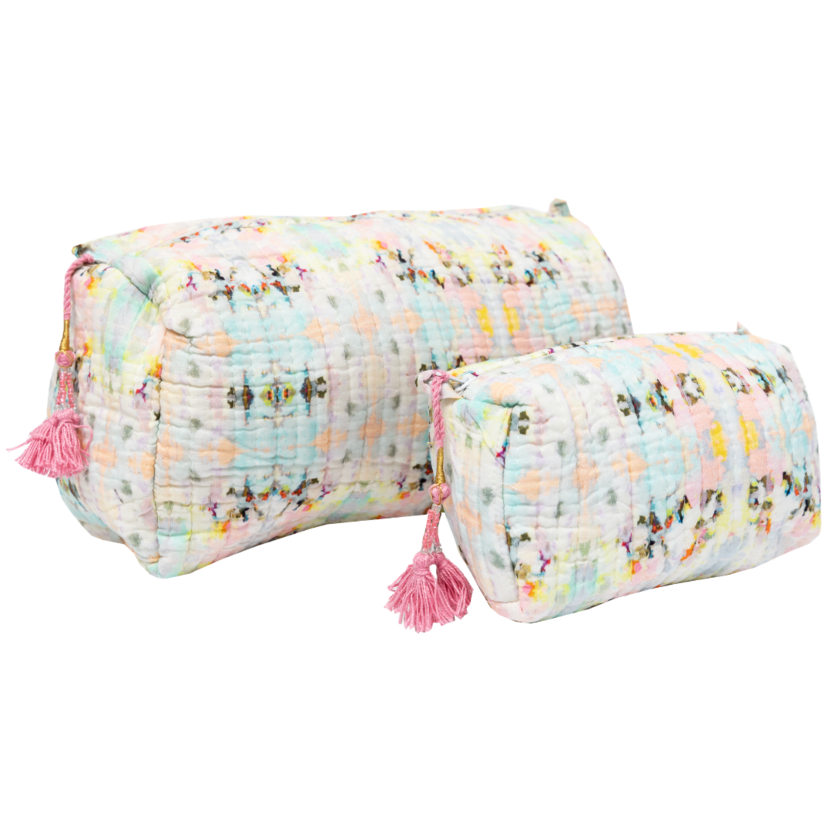 Quilted Cosmetic Bag