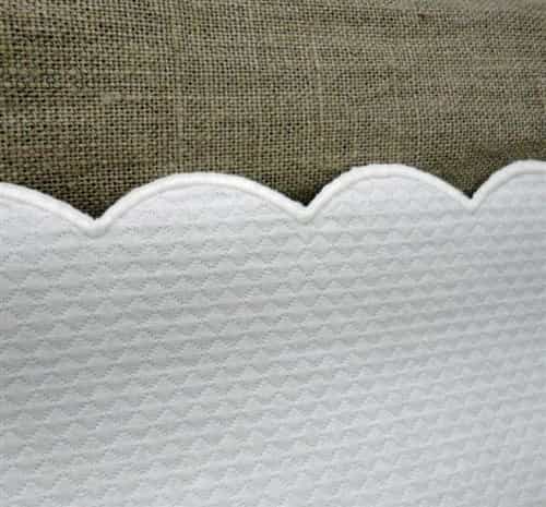 Matouk Diamond Pique Shower Curtain - Charlotte's Inc