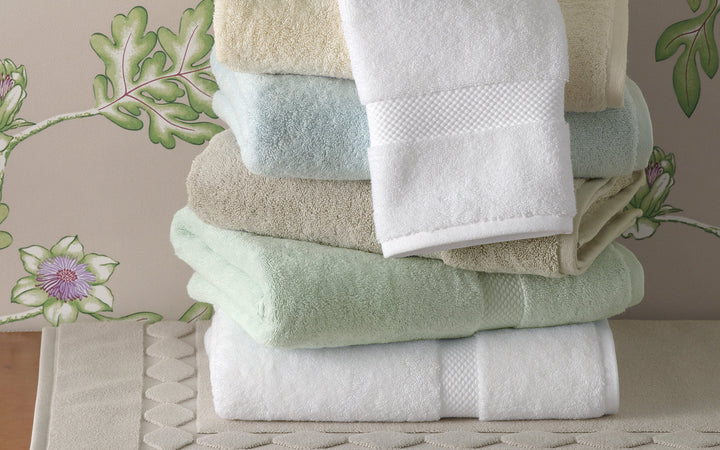 Matouk Monogram Guesthouse Bath Towels - Charlotte's Inc