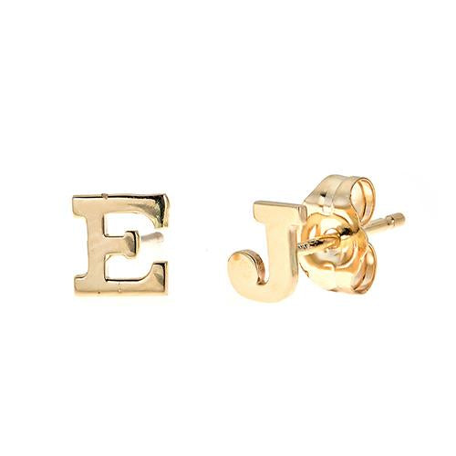 14K Personalized Initial Studs
