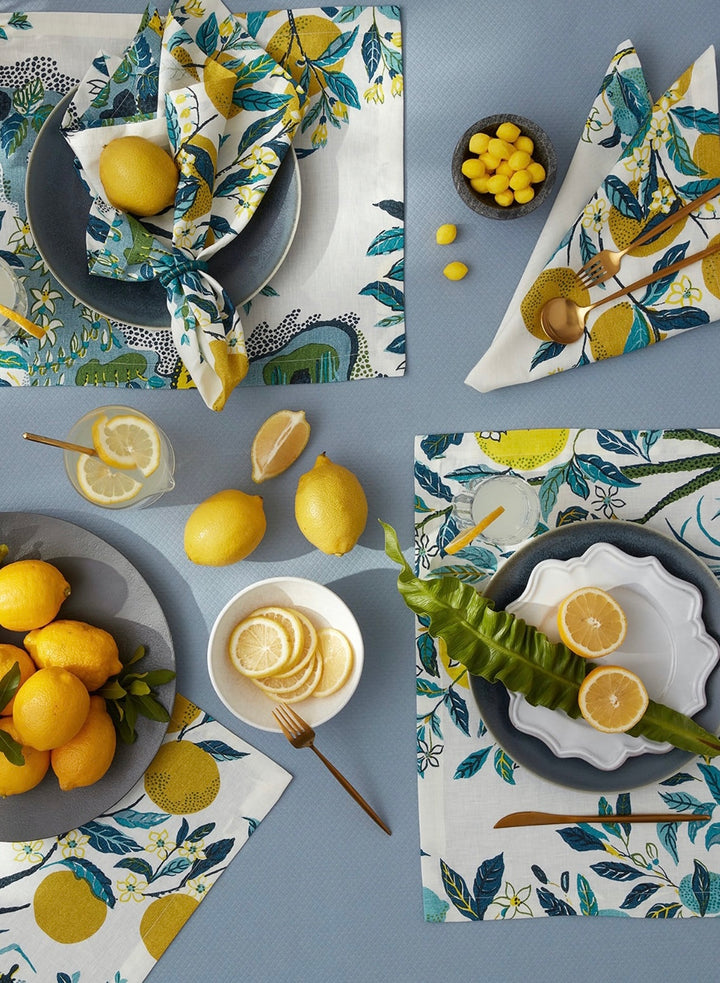 Citrus Garden | Tablecloth, Placemats, & Napkins