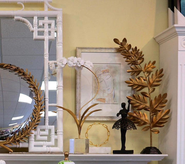 Orchid in a Stand with Acrylic Base - Charlotte's Inc