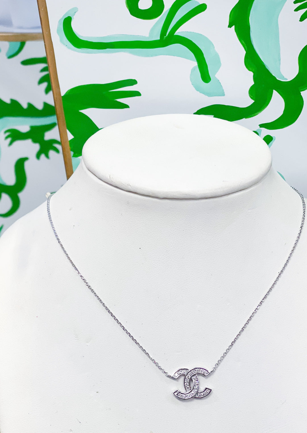 Diamond CC Necklace