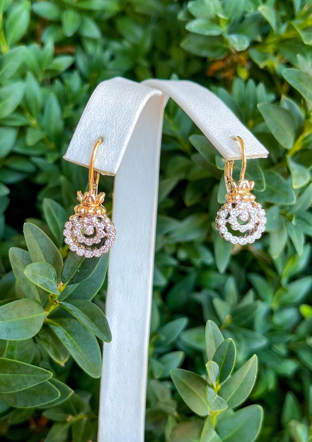 Circle Diamond Earrings