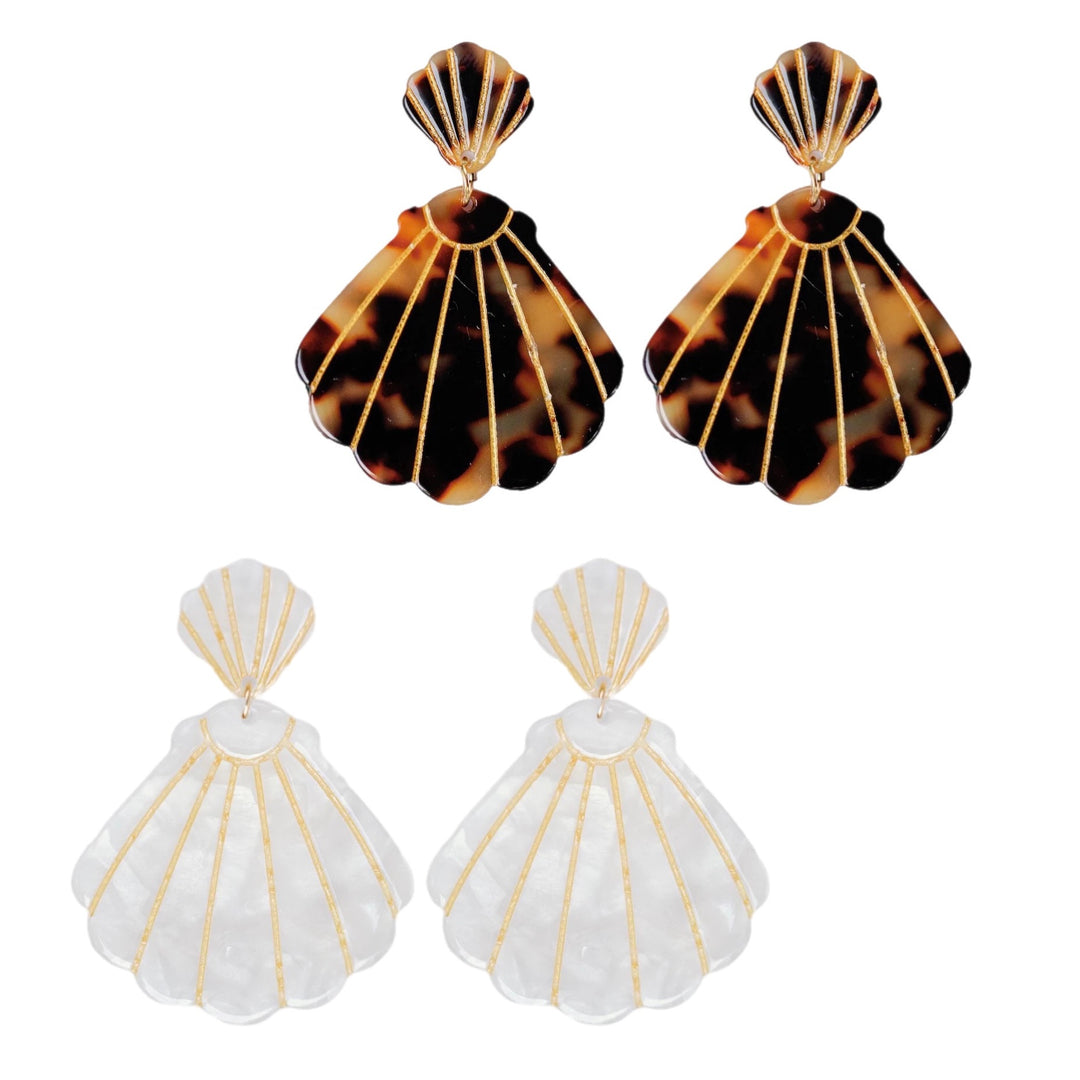 Tortoise Shell Earrings | +Colors