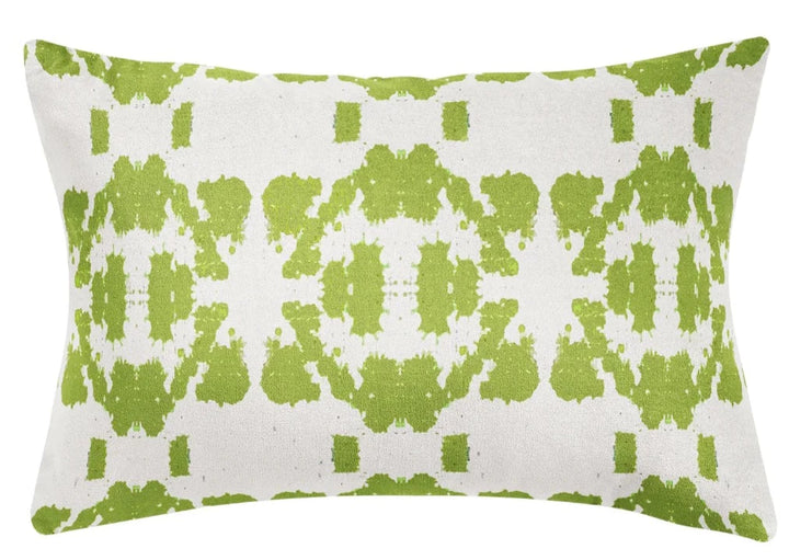 Laura Park Mosaic Green Pillow