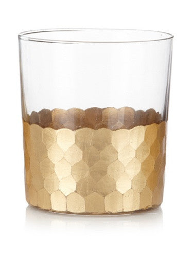 Assorted Fez Cut Glassware | Gold