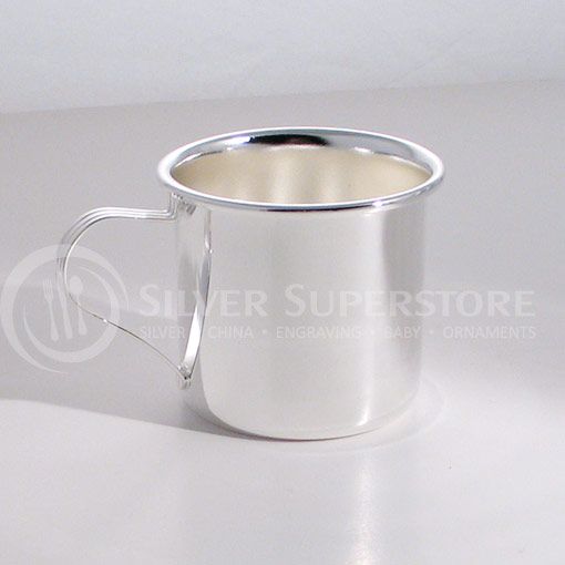 Silver Plate Baby Cup with Lid