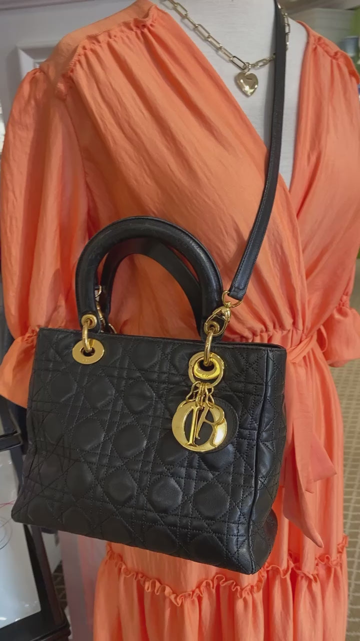 Dior Lady Handbag With Strap