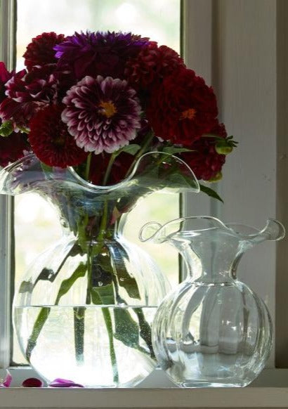 Hibiscus Medium Fluted Vase - Charlotte's Inc