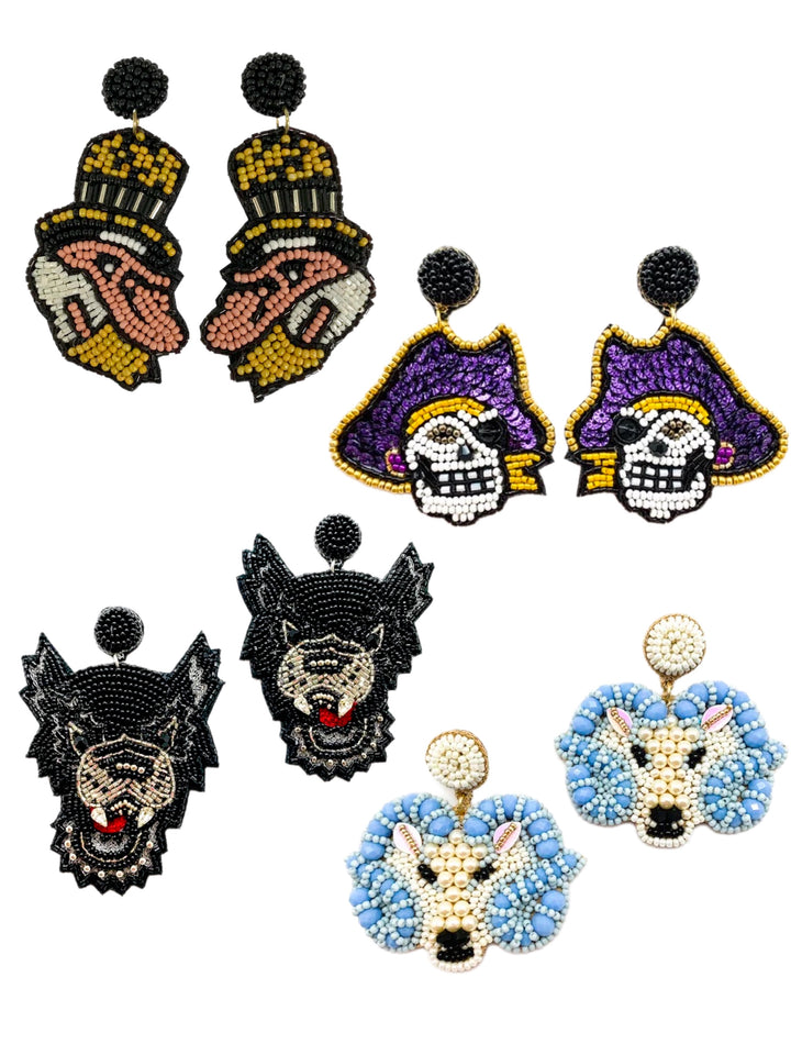 Allie Beads Collegiate Earrings | Assortment