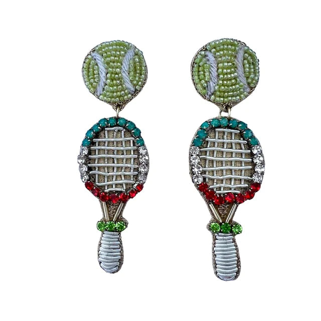 Tennis Racket Earrings