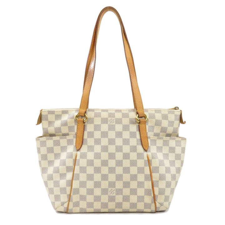 Louis Vuitton Totally PM Damier Azur Tote Bag Canvas